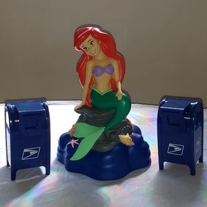Little Mermaid Ariel & 2 US mail box piggy banks